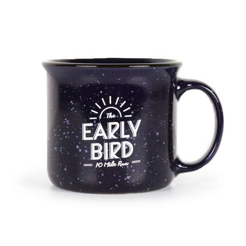 Early Bird Blue Camp Fire Mug