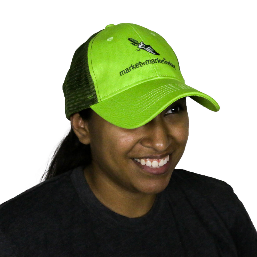 M2M 2 Tone Green Trucker Hat